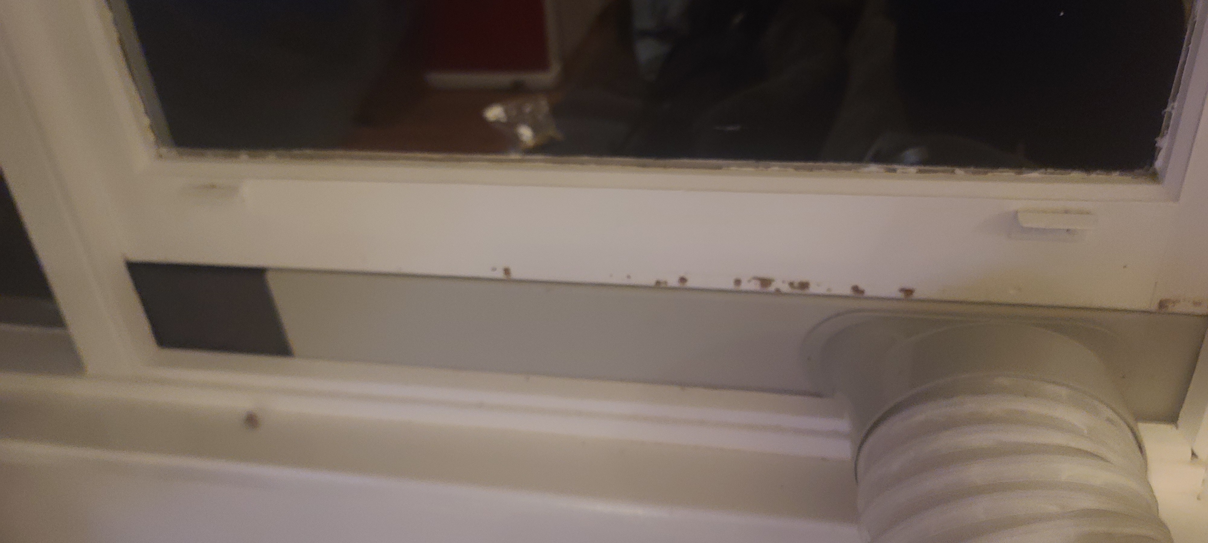 Portable AC sliding window panel