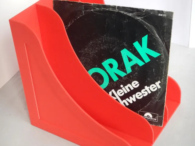 Schallplattenständer record stand holder rack für Single Platten vinyl