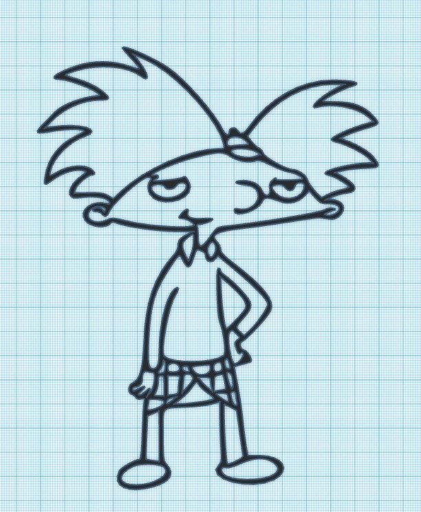 ARNOLD - HEY ARNOLD - WALL ART by Ogama Industries | Download free STL ...
