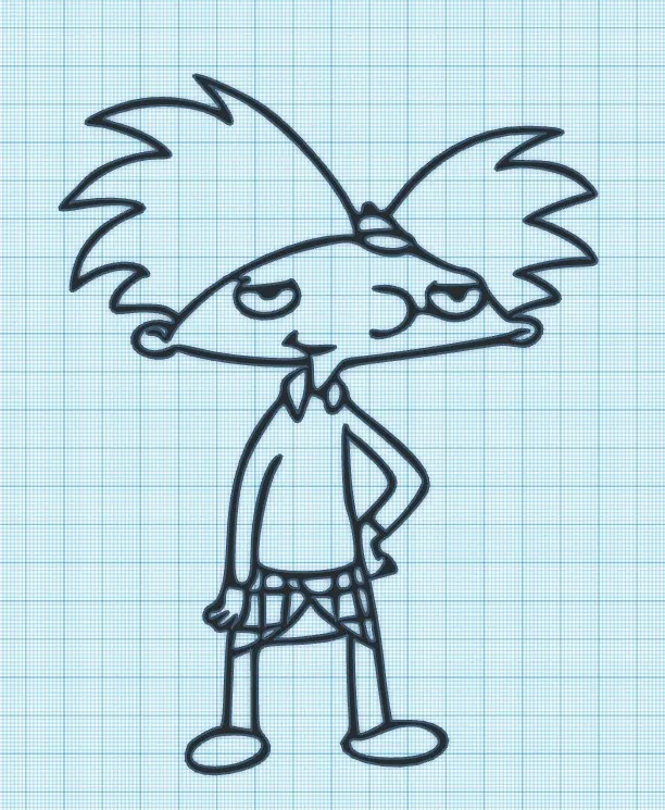 ARNOLD - HEY ARNOLD - WALL ART by Ogama Industries | Download free STL ...