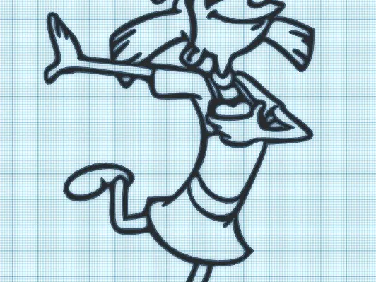 HELGA - DANCE - HEY ARNOLD - WALL ART