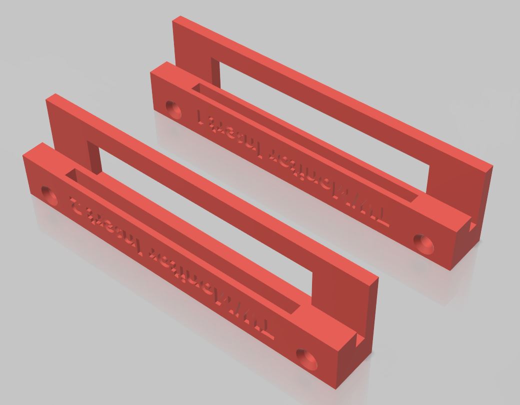 TV/PC Monitor Wall Mount/Hanger by @3DPrintMovieKing | Download free ...