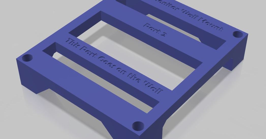 TV/PC Monitor Wall Mount/Hanger by @3DPrintMovieKing | Download free ...