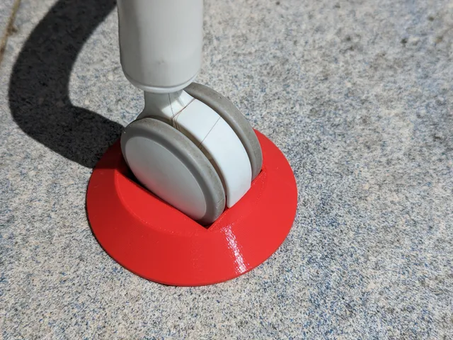 Wheel blocker for IKEA RIGGA