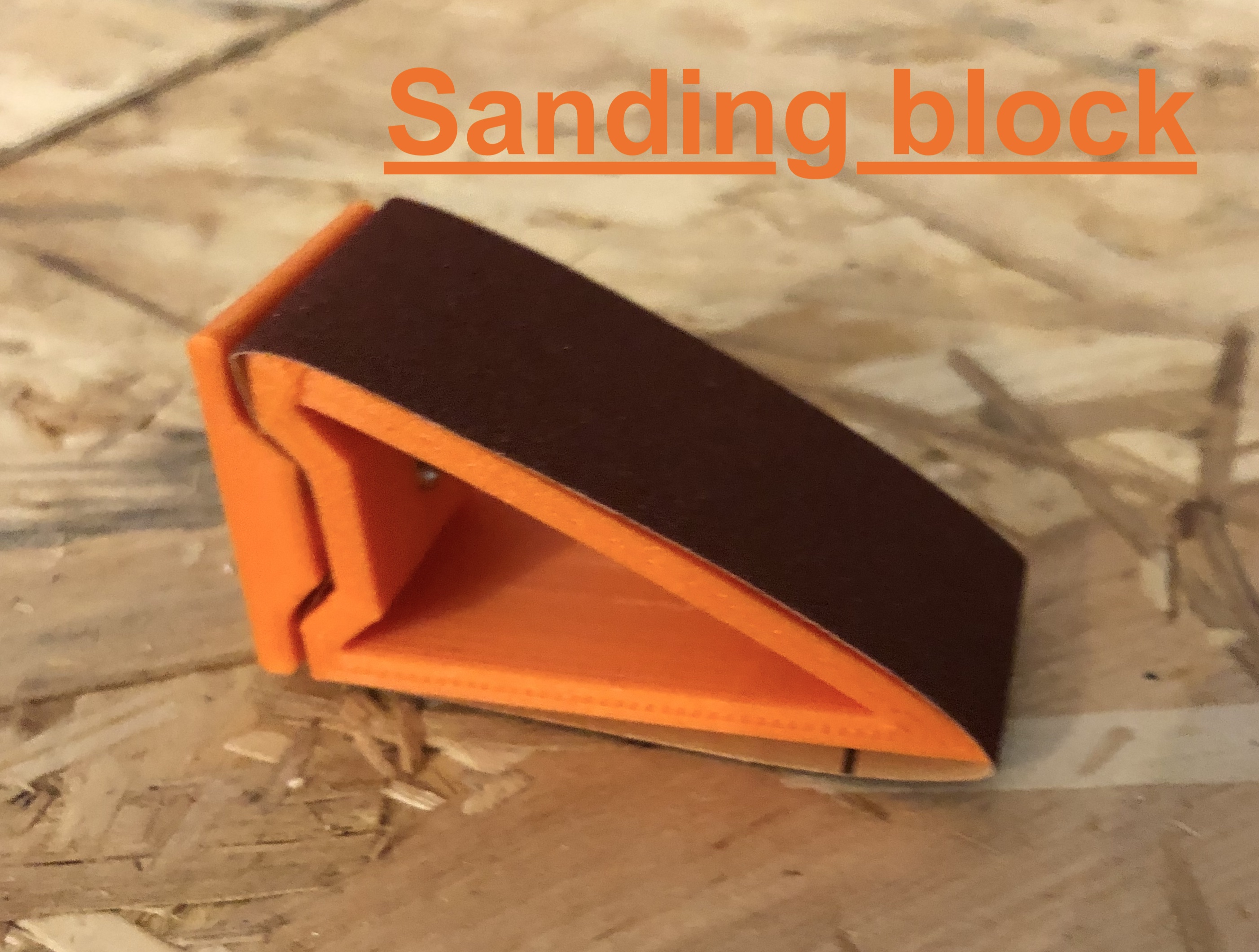 sanding block by Mkerdugrenier Download free STL model