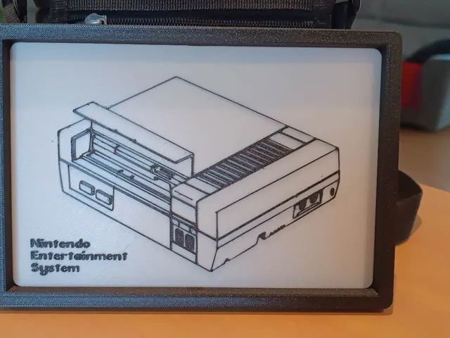 NES Console Patent Art (With "Nintendo Entertainment System" text)