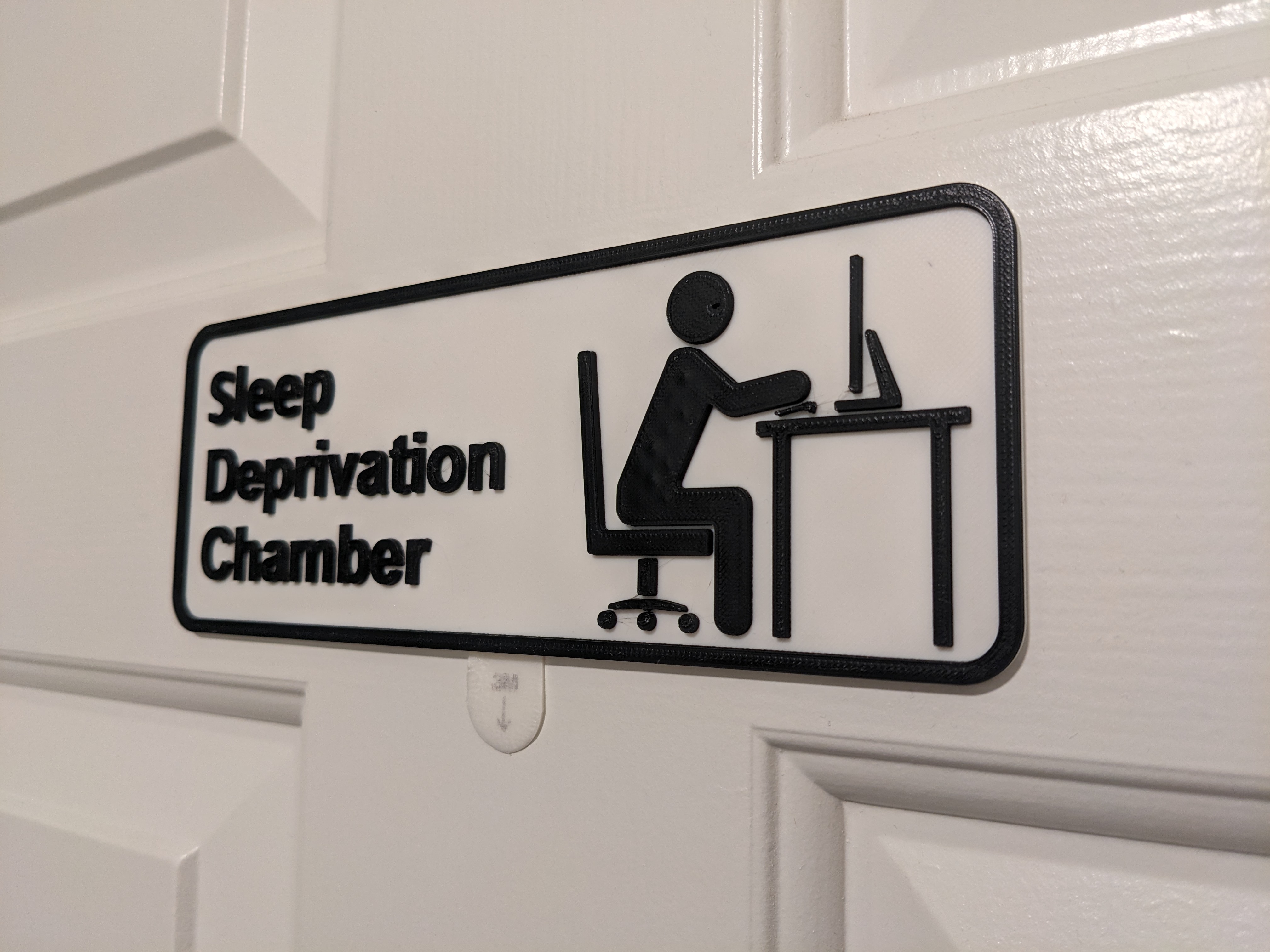 Humorous Office/ Workshop Sign (Revisited)