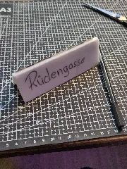 Just one - simple card holder [erasable / löschbar]