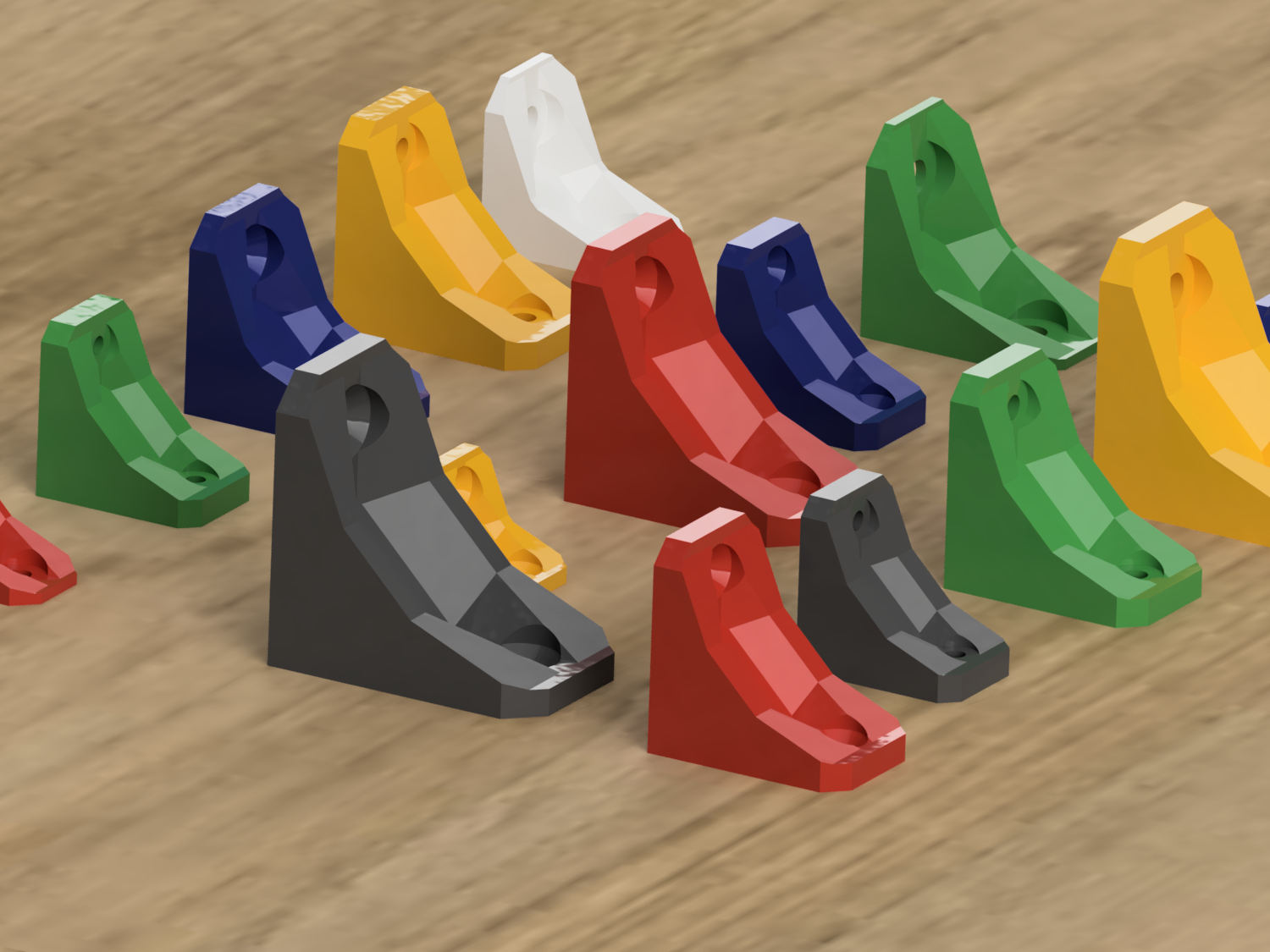 Parametric corner brackets