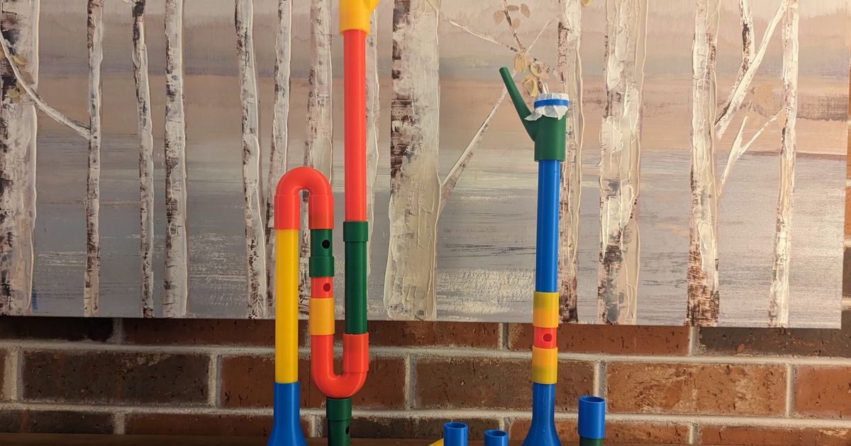 Puzzle Flute by greath Download free STL model