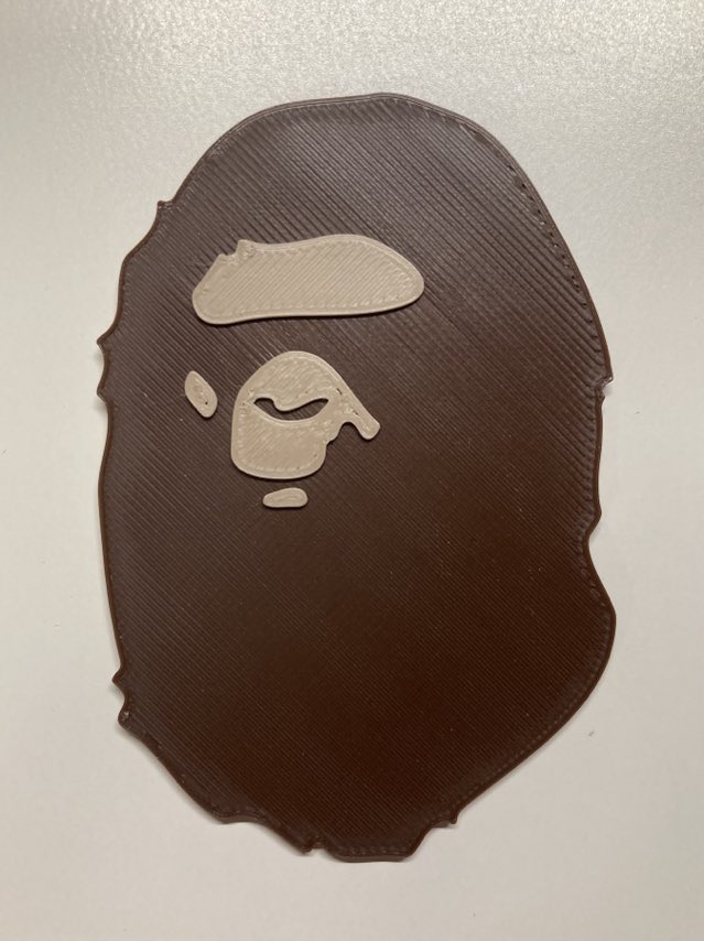 BAPE logo by PEEVES Download free STL model Printables