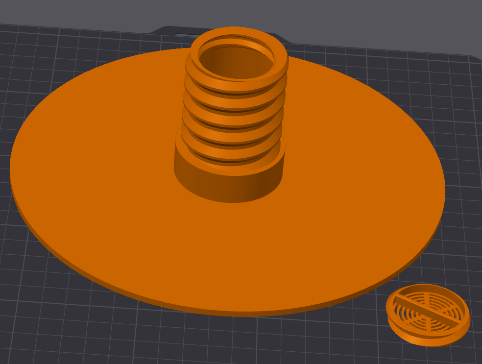 Adjustable Spool Holder for Silica Gel / Spool Weight - For BambuAMS 3D model thumbnail