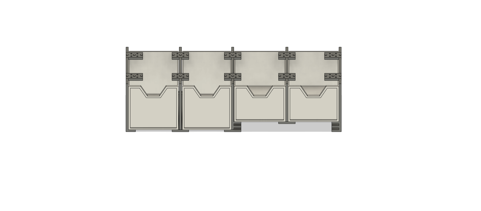 Miniatura 4 do modelo 3D ikea lack table drawer