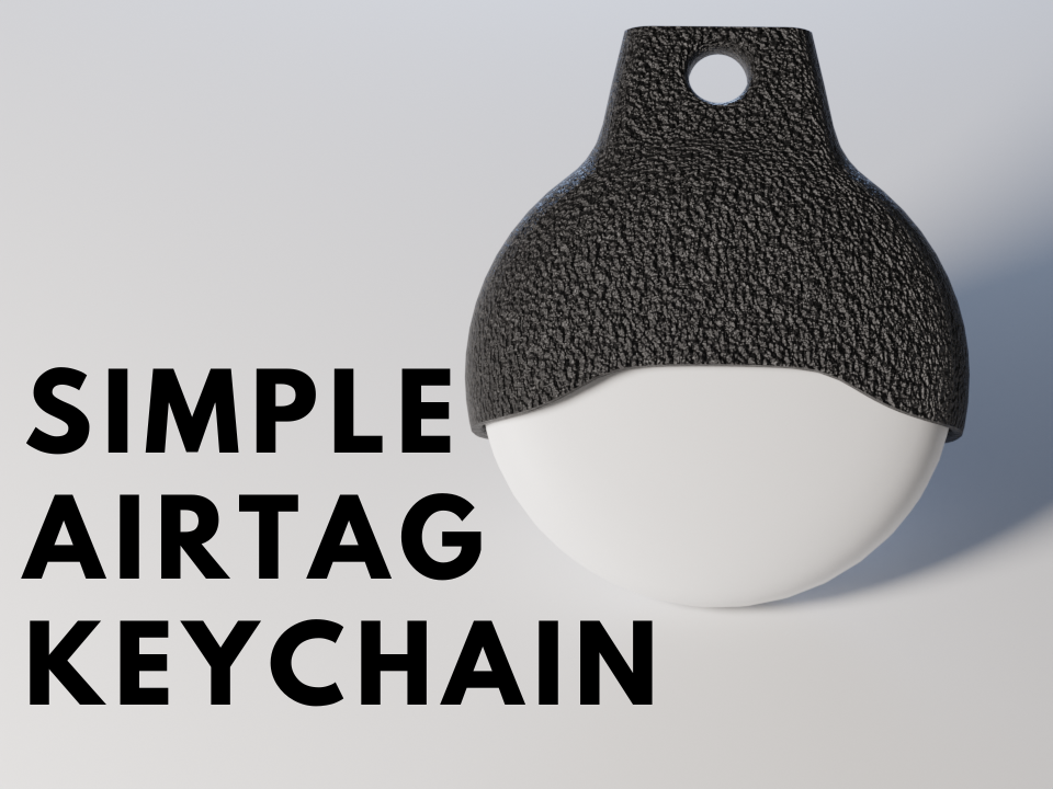 Airtag keychain by Kazik Download free STL model