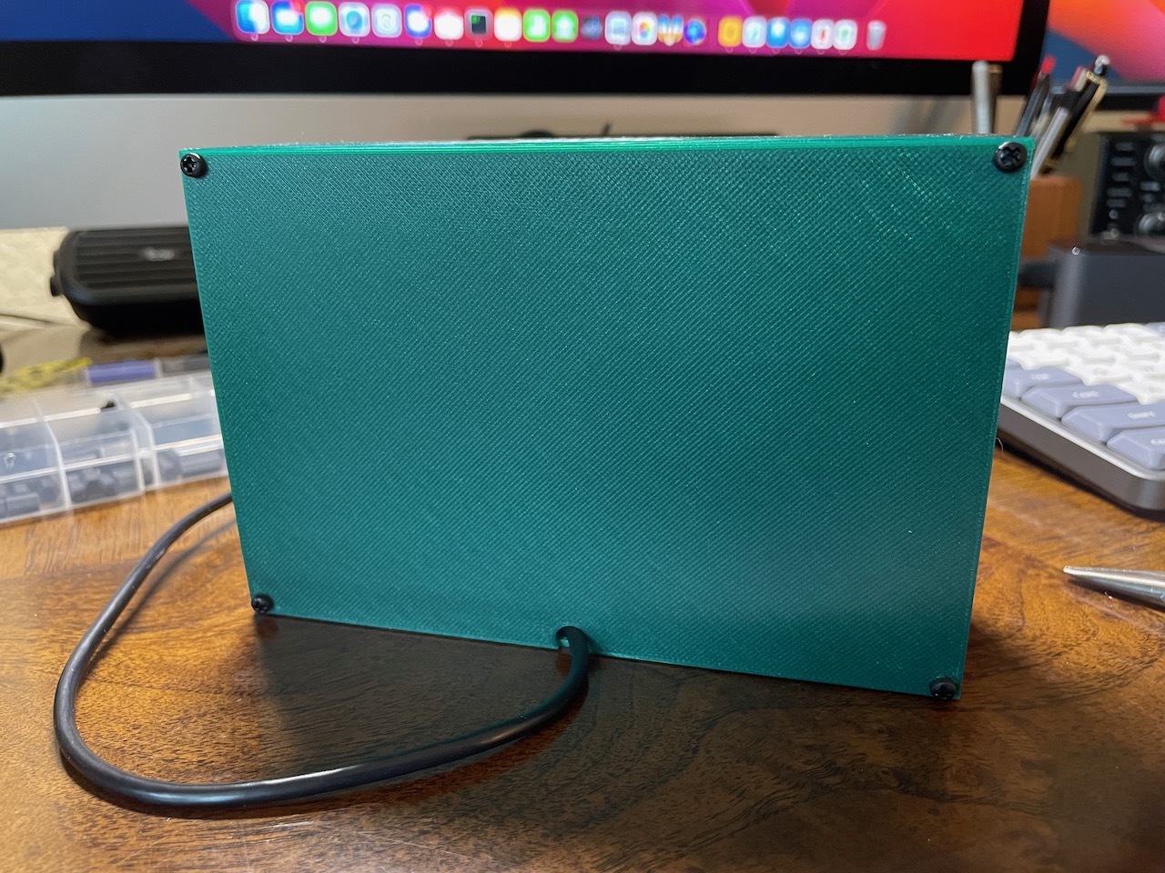 Miniatura 3 do modelo 3D Clock display for a TFT screen