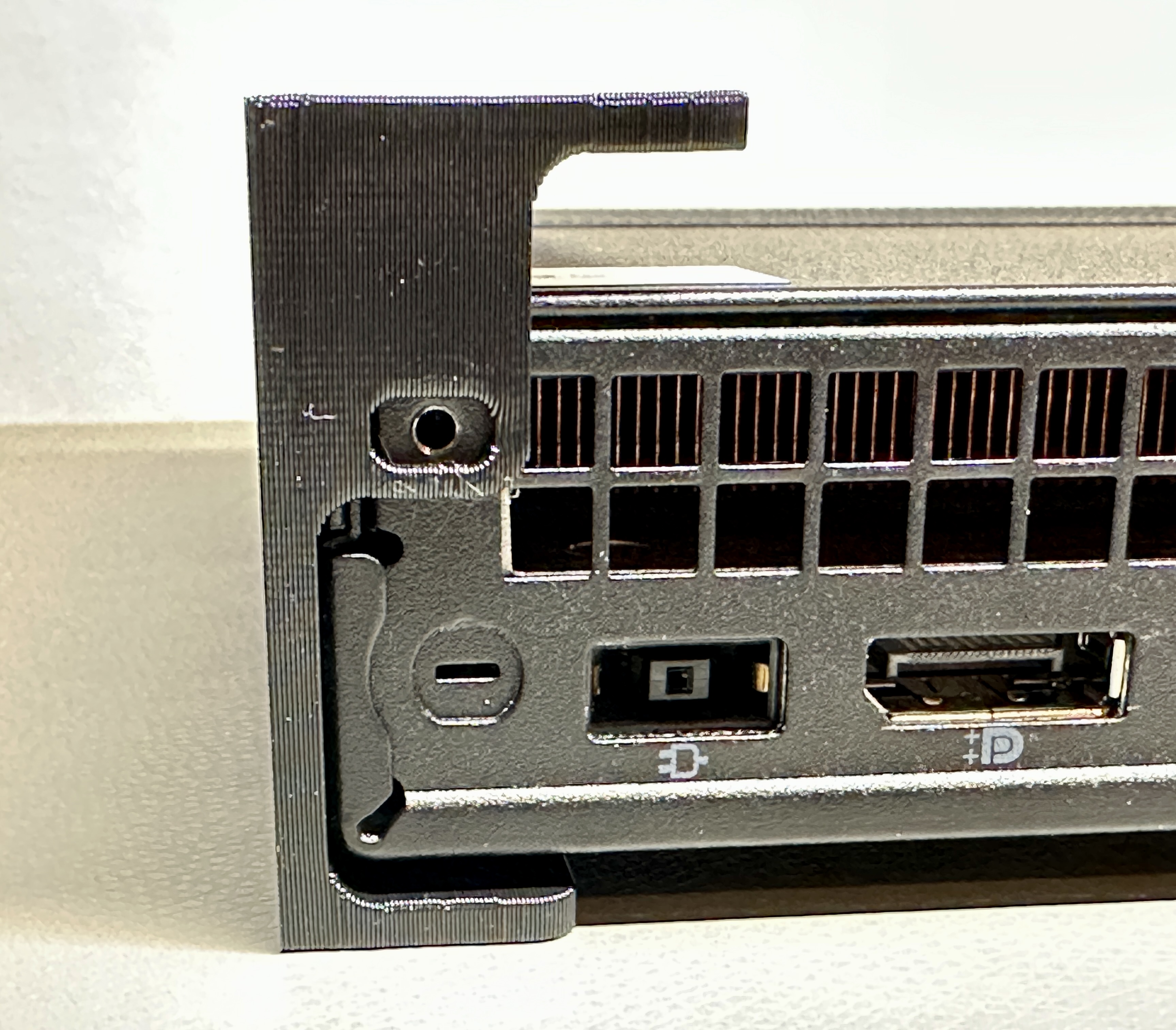 UnderShelf Mount for Lenovo ThinkCentre/ThinkStation Tiny PC by mightyohm Download free STL