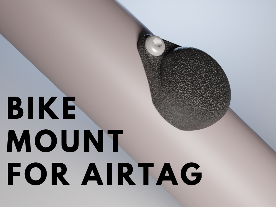 Bike Mount for an Airtag.