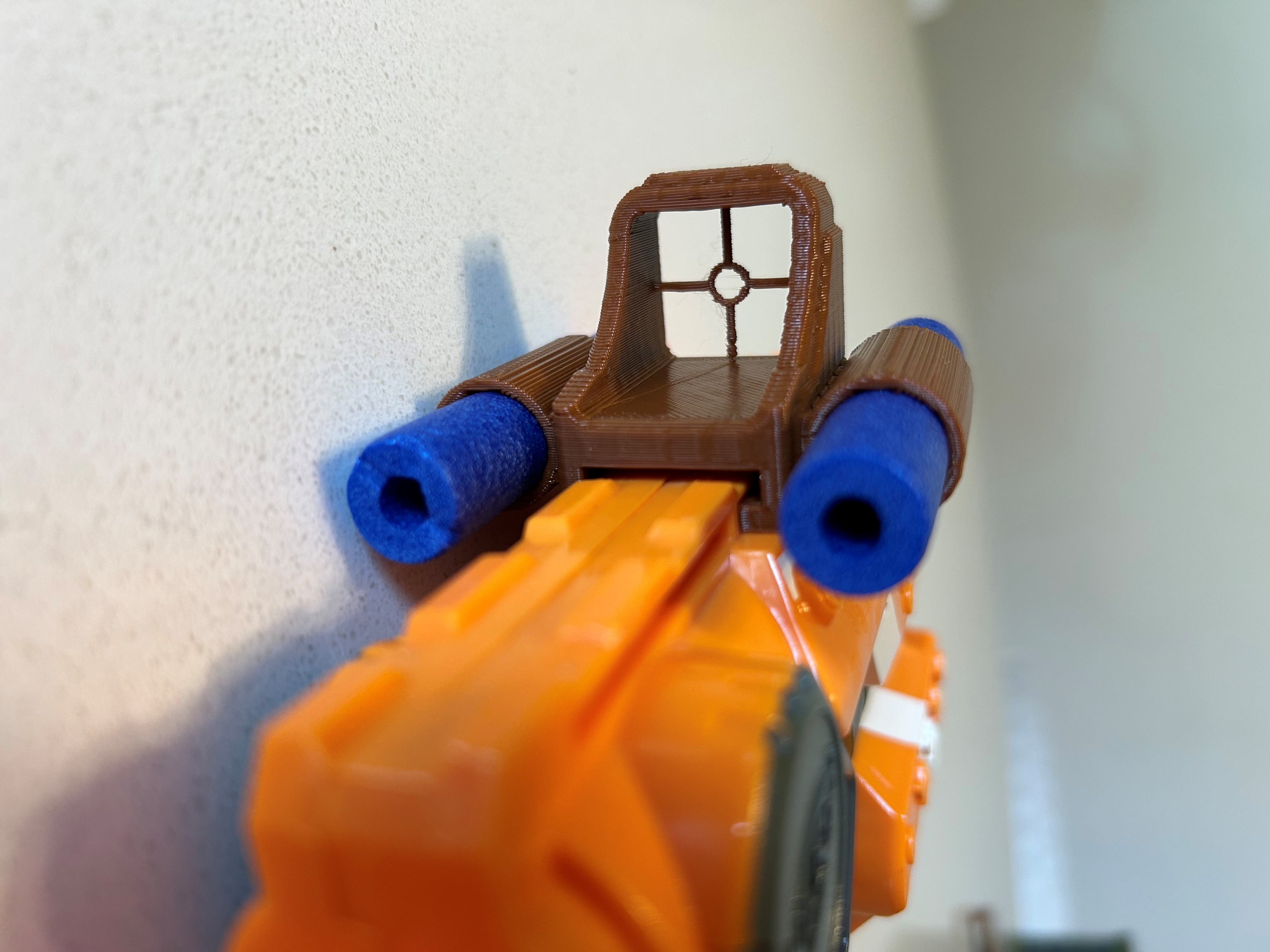 Miniatura 2 do modelo 3D Nerf Scope & Dart Holder Combo