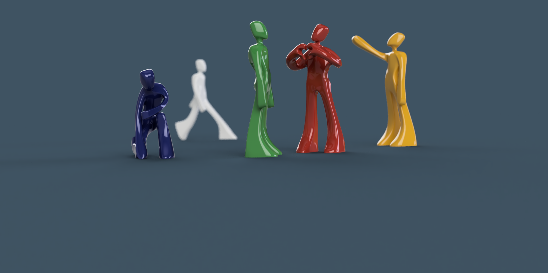 Man One: A Collection of Minimalistic 3D Sculptures