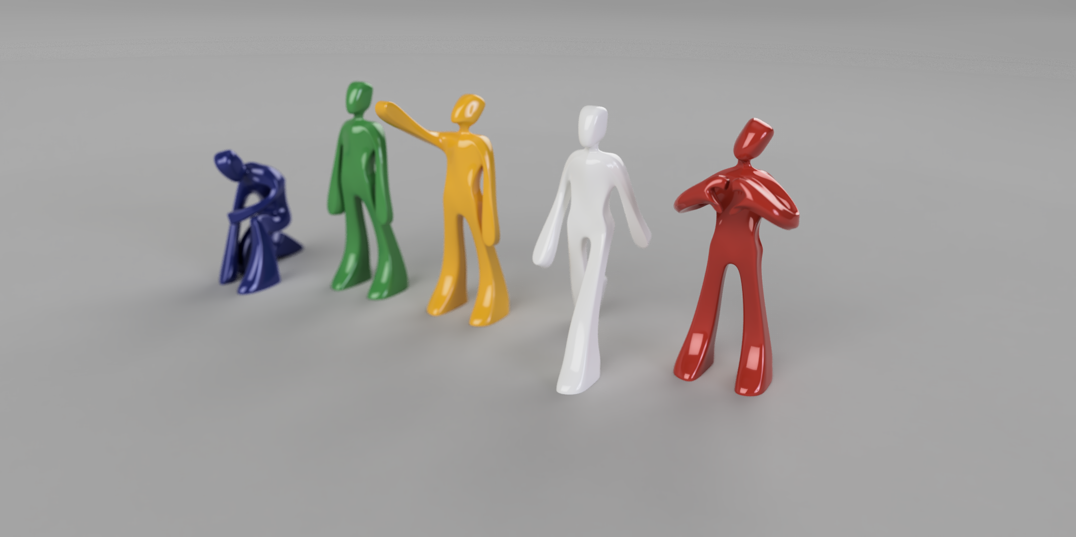 Man One A Collection of Minimalistic 3D Sculptures by pasq Download