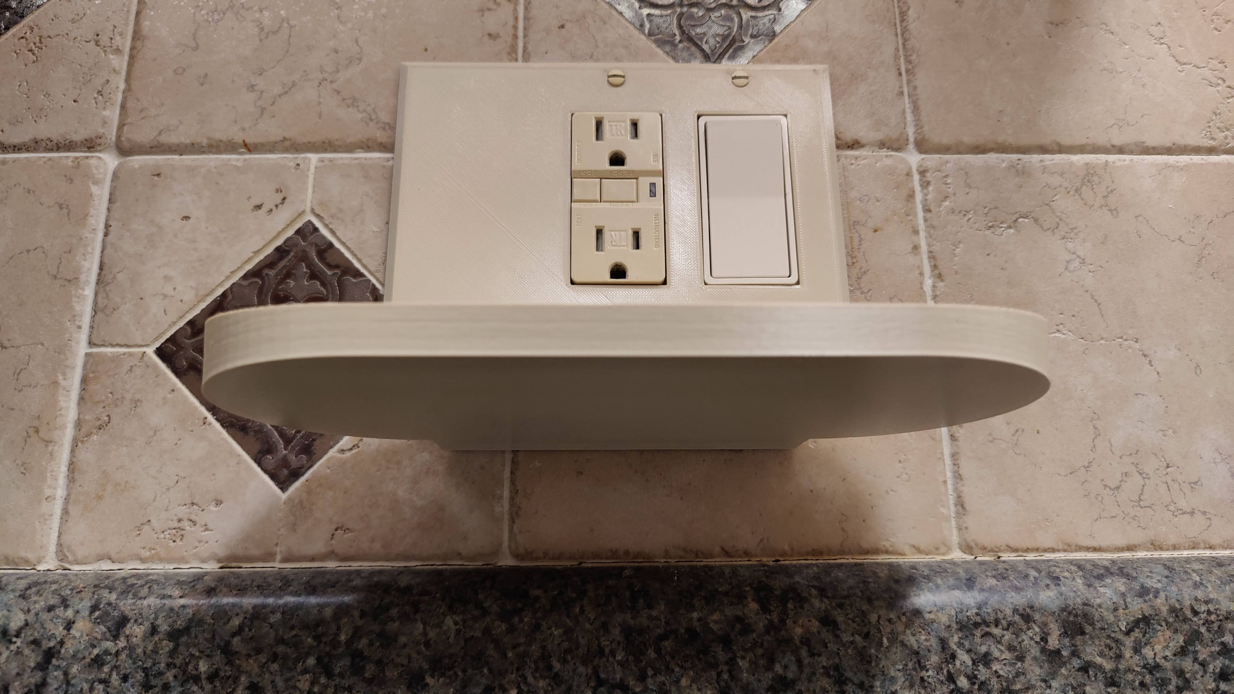 Google Nest Hub Max Wall Outlet Mount by hoffdad Download free STL model