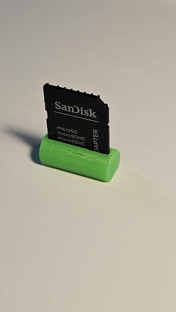 SD CARD GRIP HOLDER STAND by ZR | Download free STL model | Printables.com