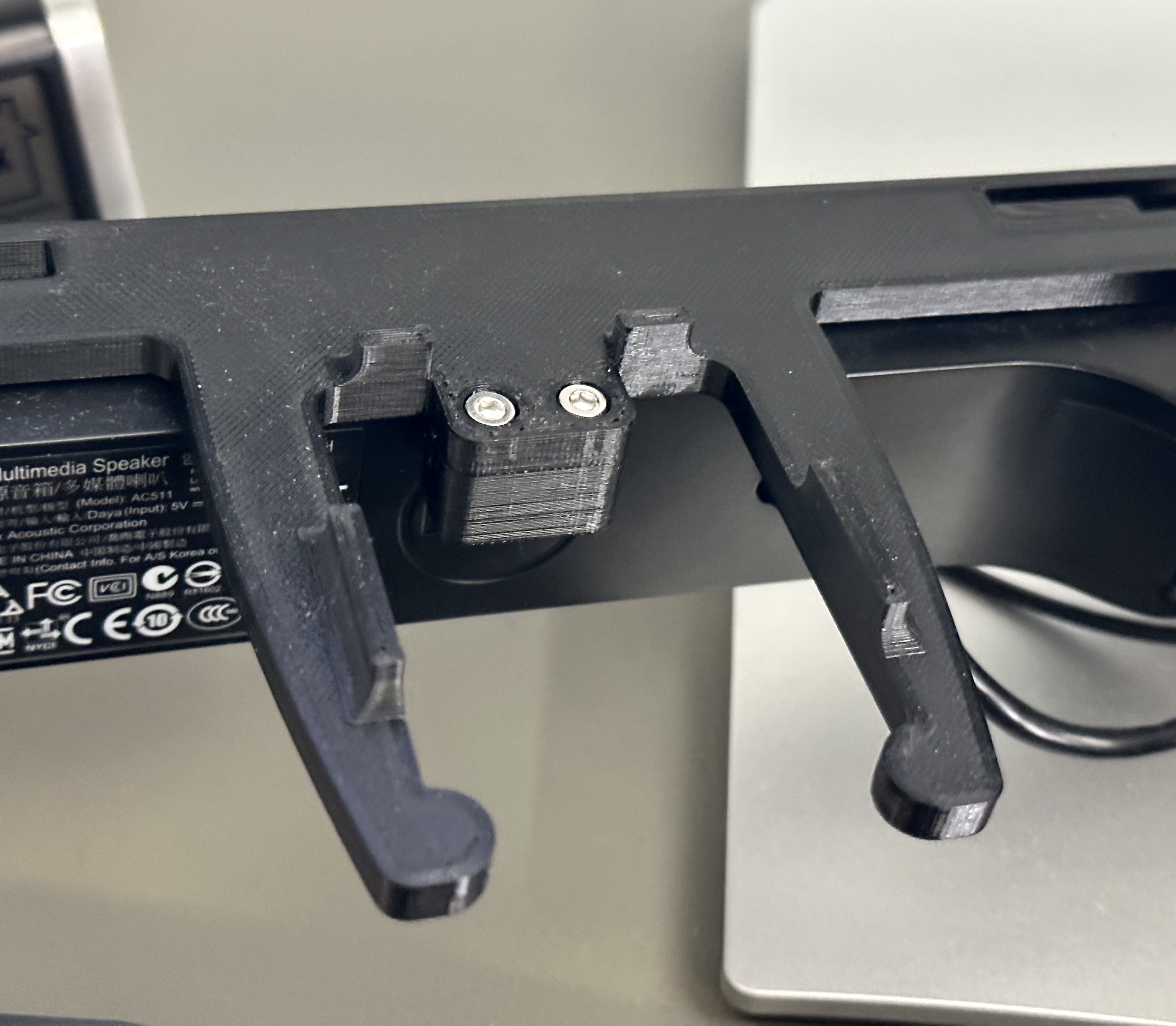 Dell AC511 U4021QW monitor mount by mightyohm | Download free STL model ...