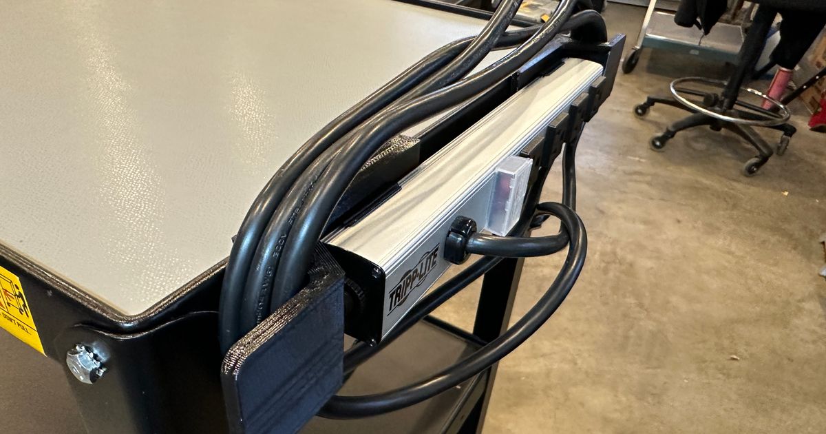 Power Strip Cord Wrap for Bretford A/V Carts by mightyohm Download