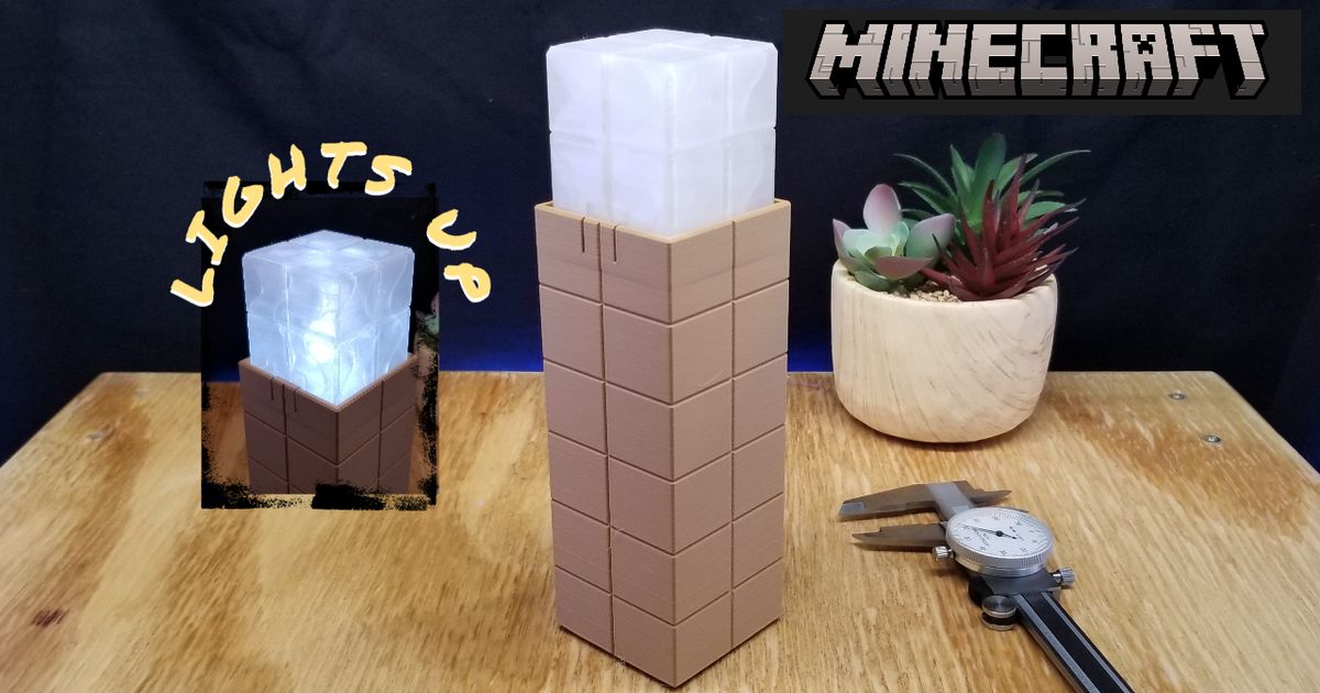 Minecraft Torch (No Wiring) by Sanford Prime Download free STL model