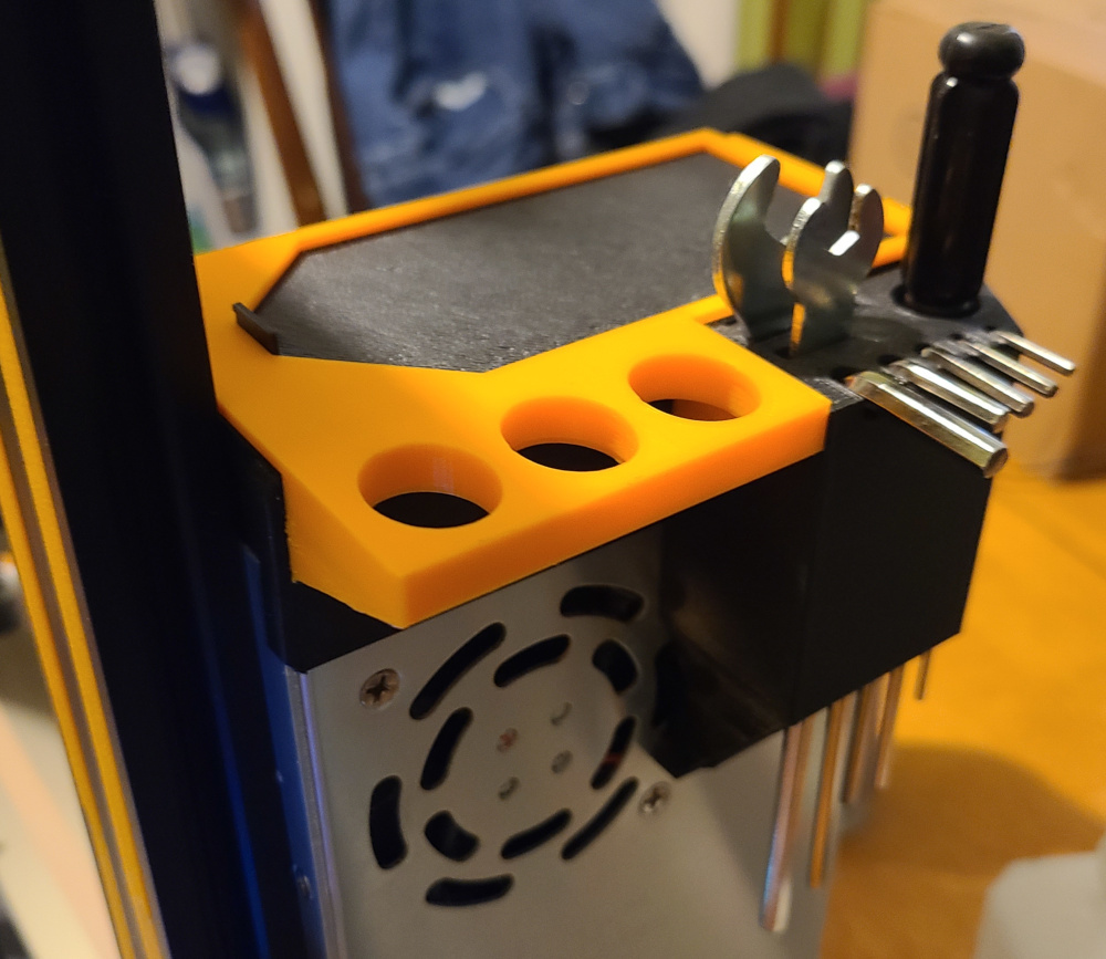 Ender 3 Tool Holder AddOn by Benny G Download free STL model