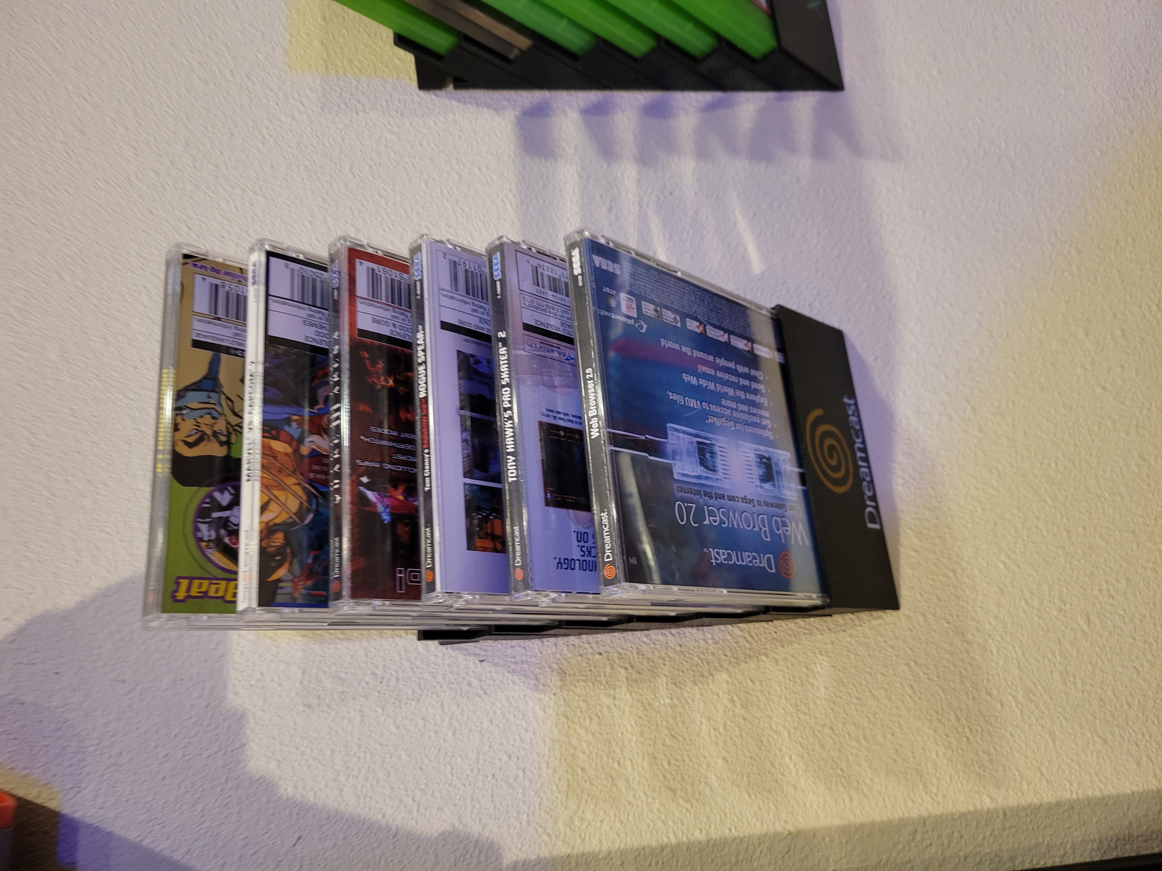 Modular Sega Dreamcast CD's Wall Mount