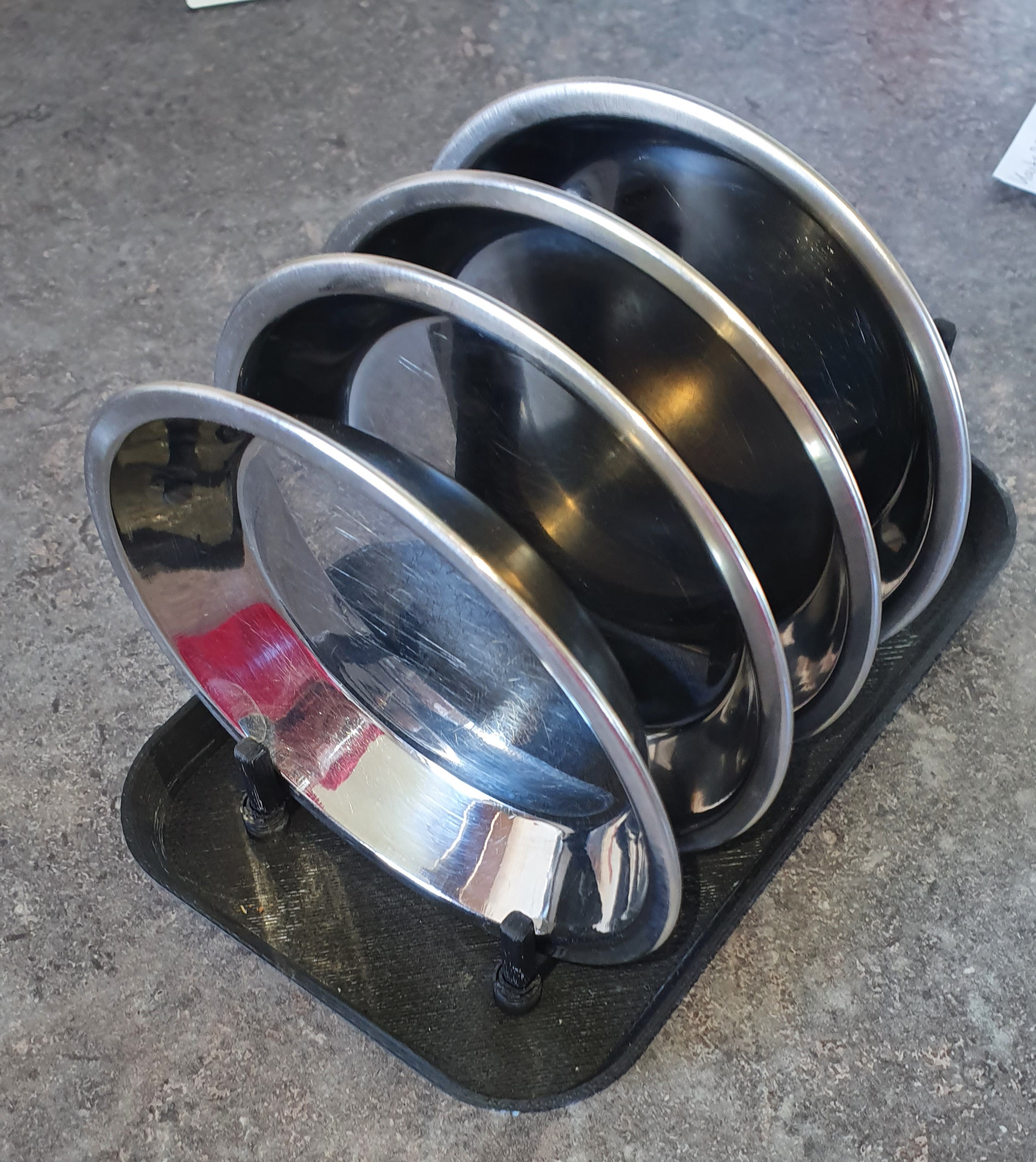 Magnetischer Hundenapf Für Wand - Edelstahl Futternapf Ohne Bohren