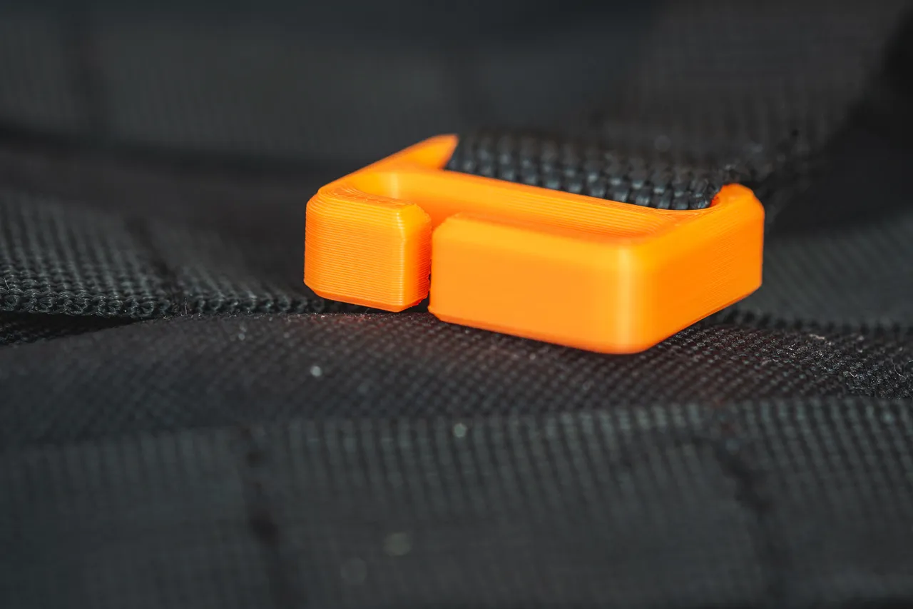 3D Printed XL Molle Webbing Clips – Hang Free™