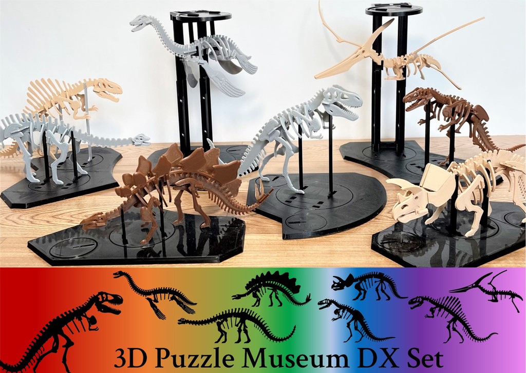 3Dino Puzzle Museum DX Set