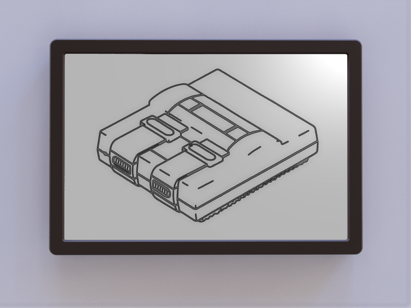 SNES Console Patent Art