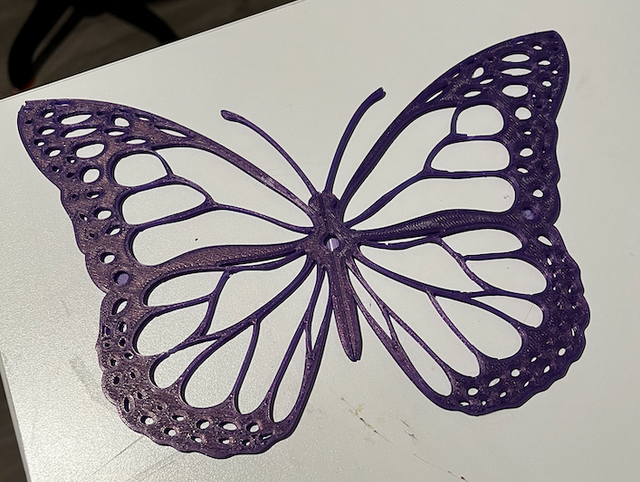 Butterfly Magnet Art (Two-Part)