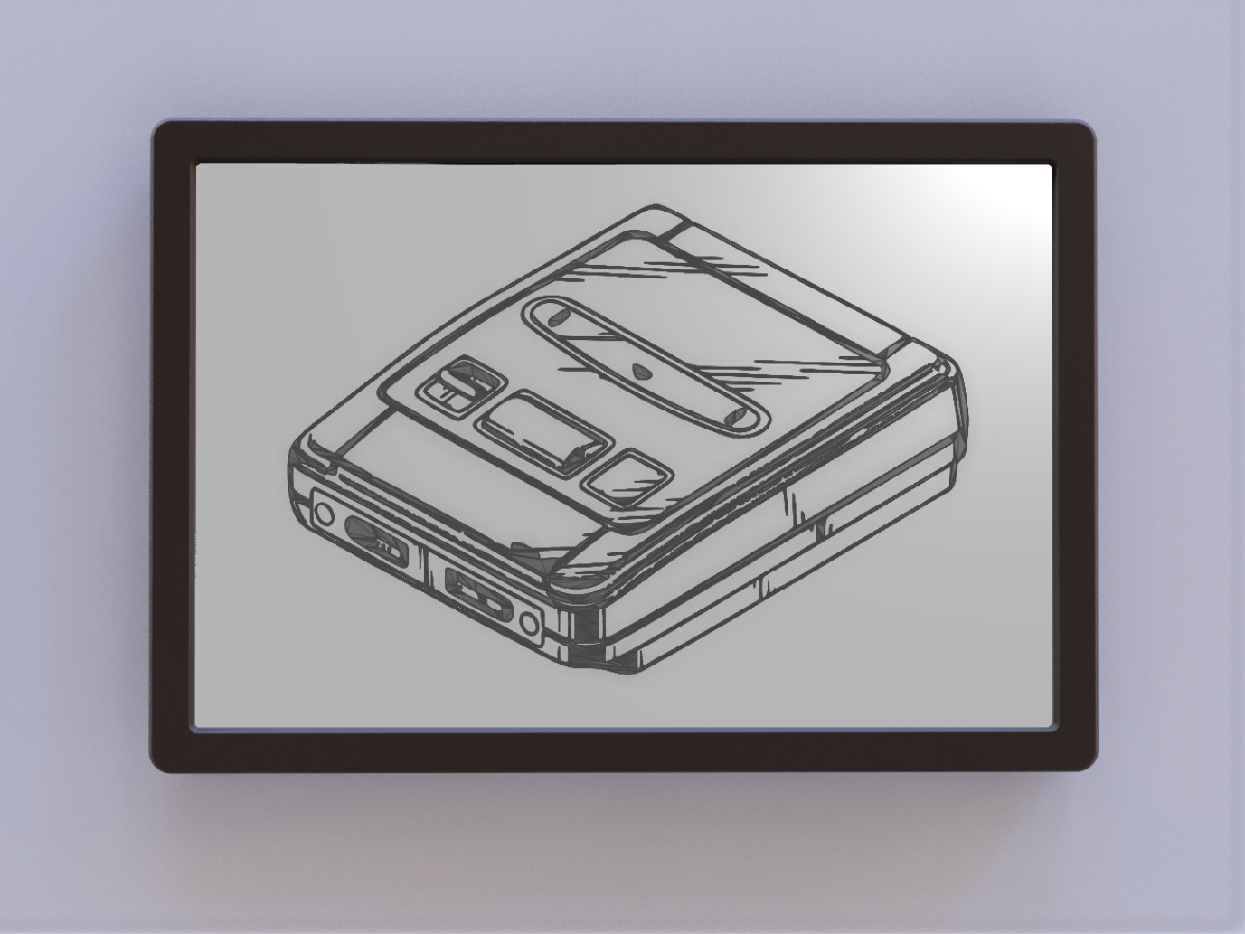 SNES (EU) / Super Famicom Console  Patent Art