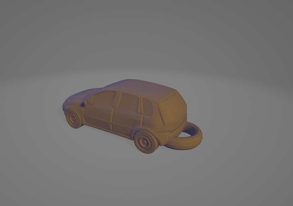 2006 Ford Fiesta Keychain