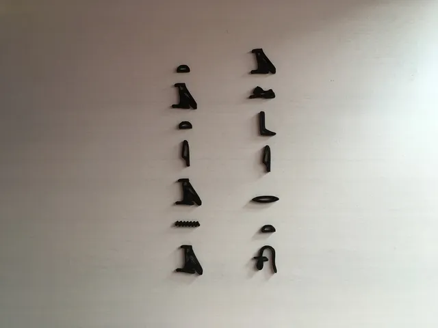 Egyptian Hieroglyphic Alphabet