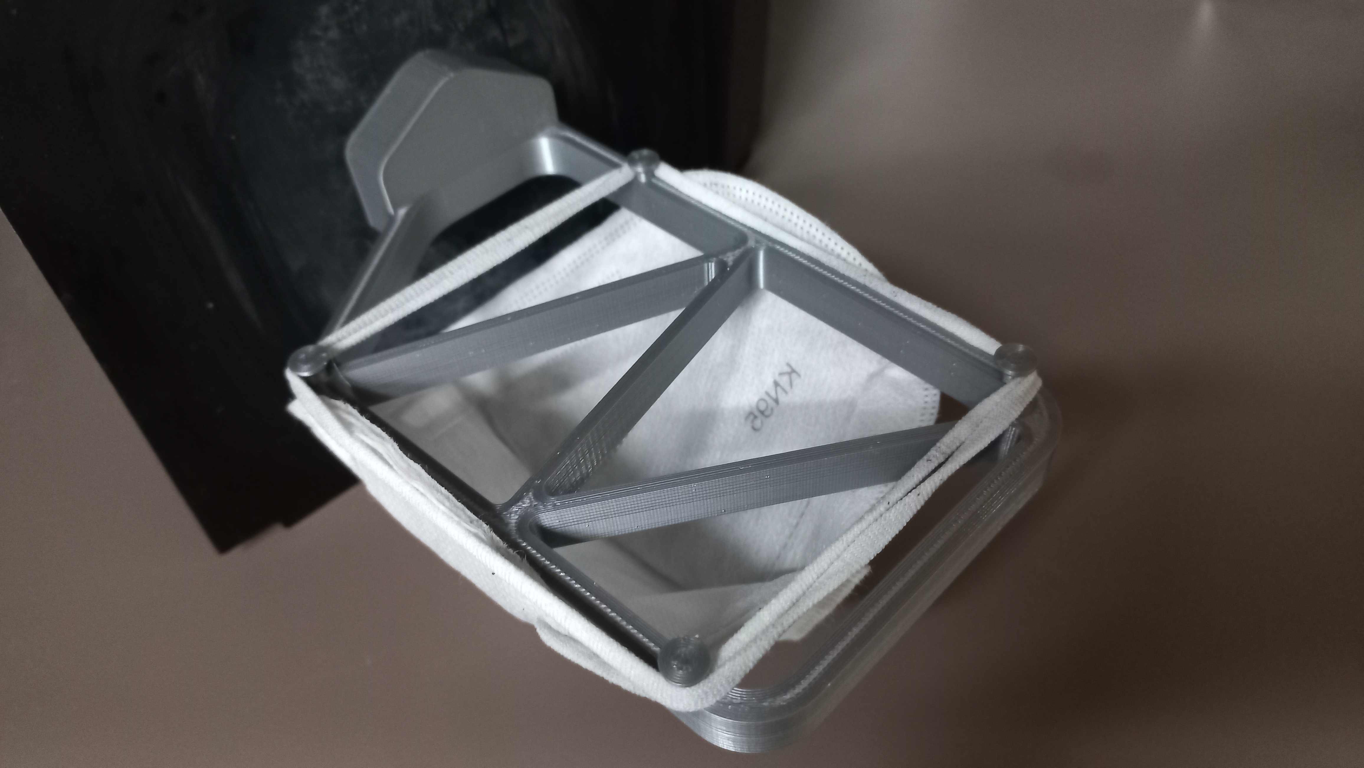 IPA pigment filter holder - N95 mask adapter