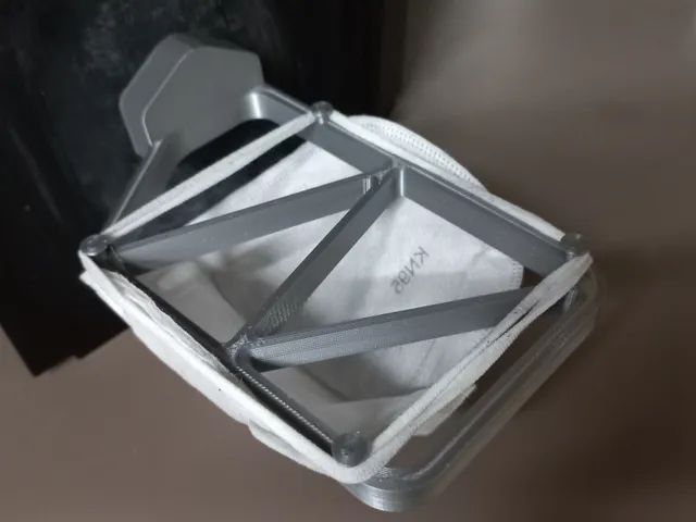IPA pigment filter holder - N95 mask adapter