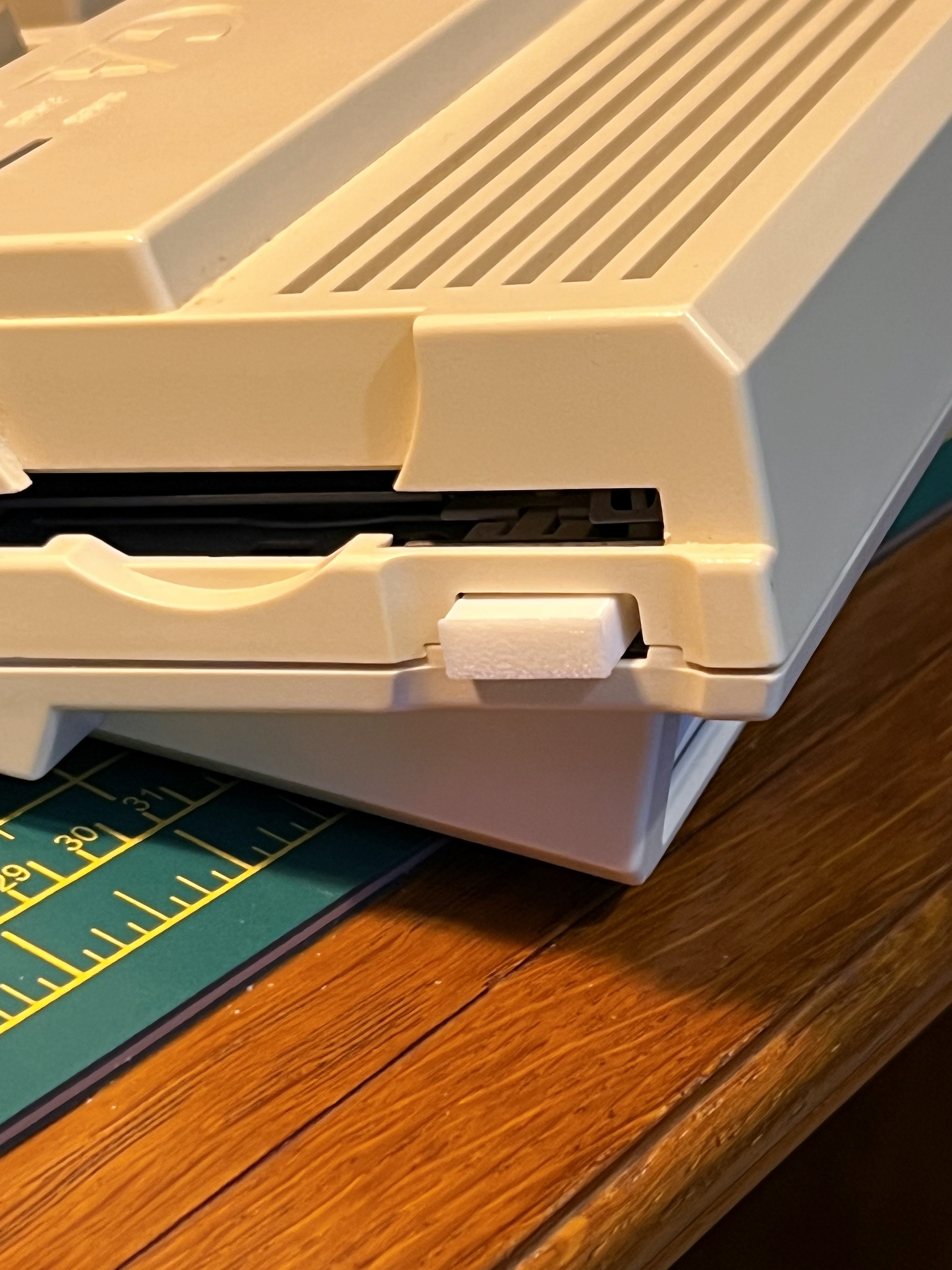 Panasonic JU-256 Floppy Drive Button Extension - For Amiga 1200 Case
