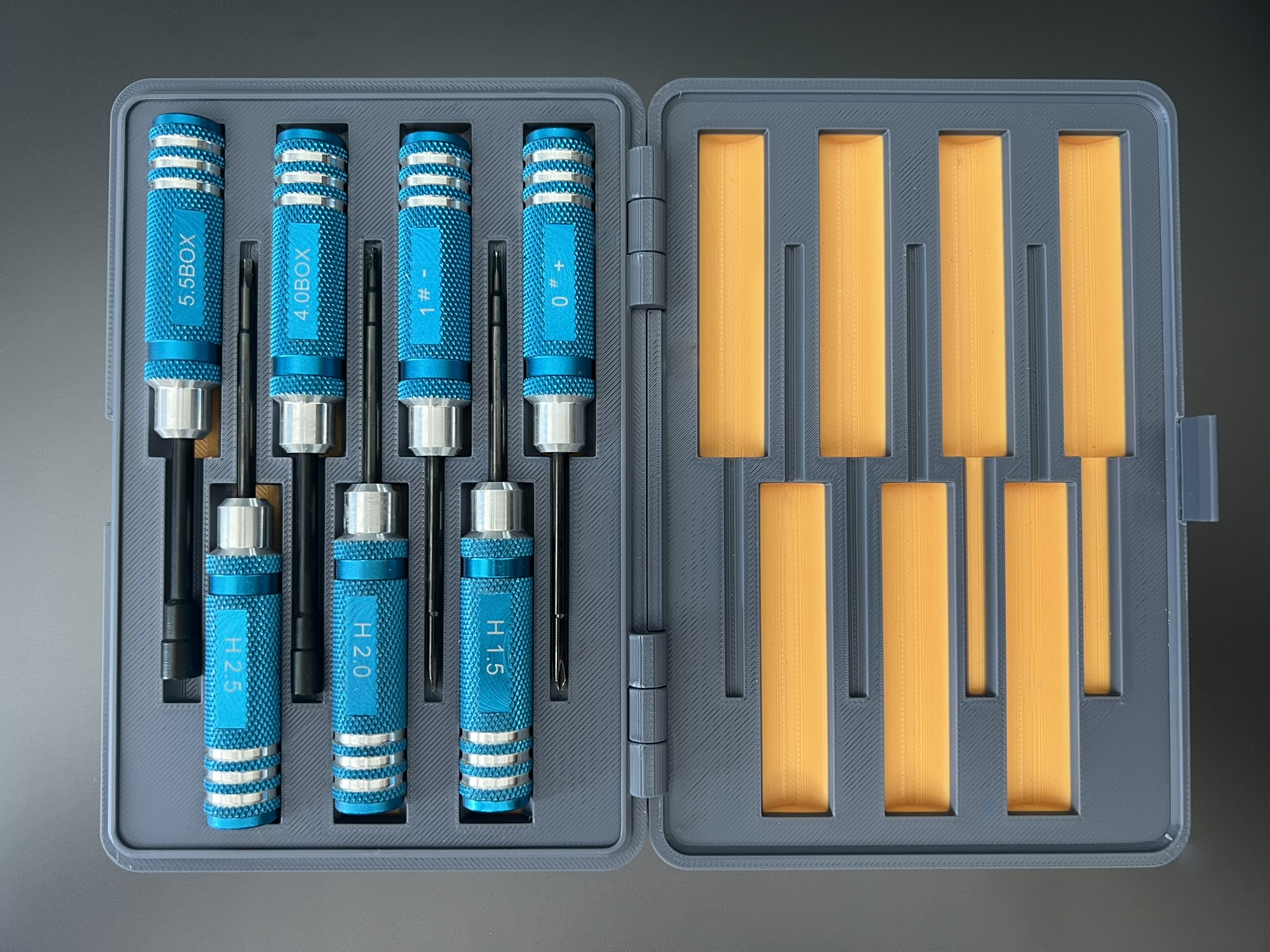 YSIDO 7Pcs Hex Screwdriver Tools Case