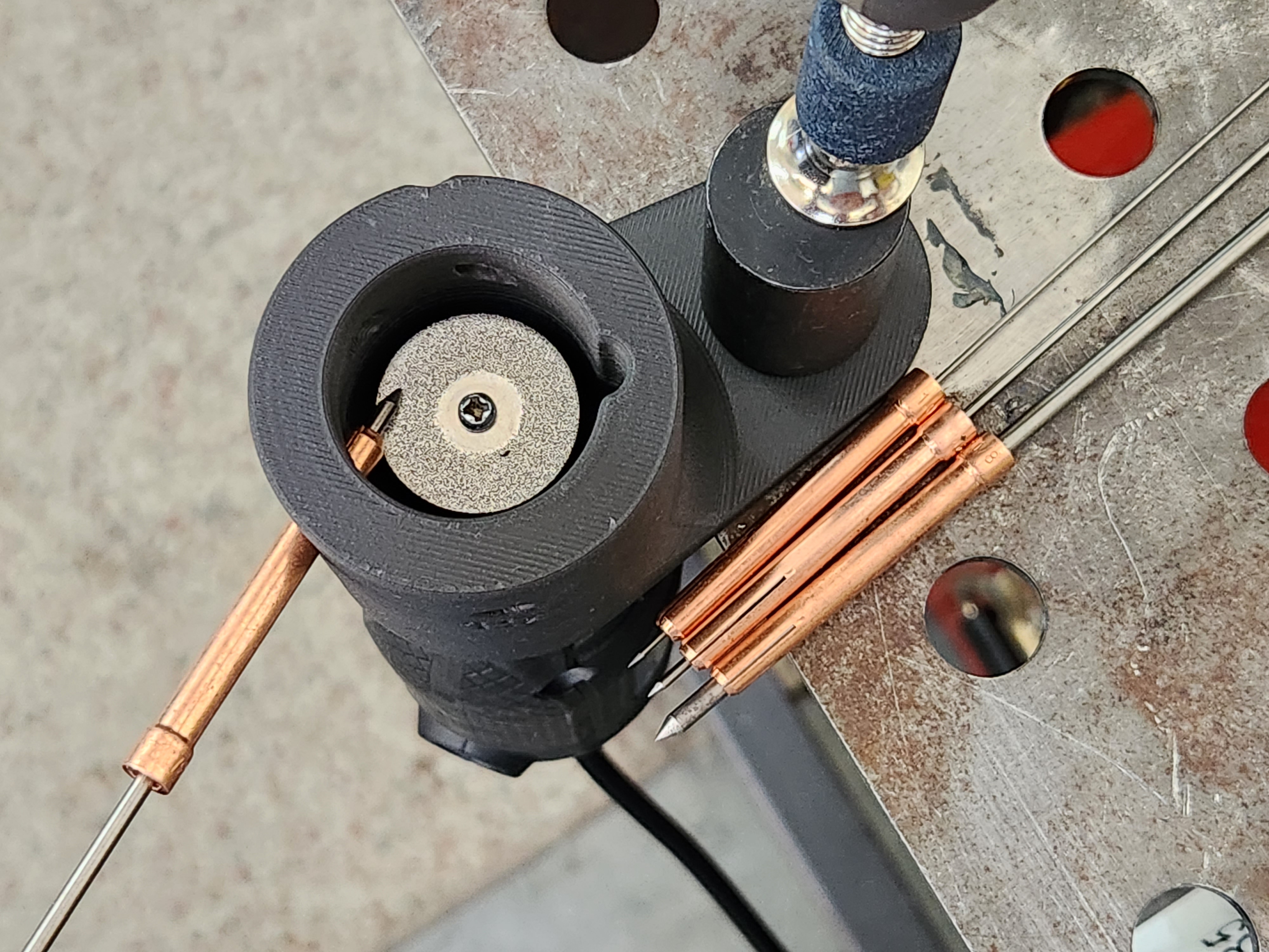 Tungsten grinder redesigned
