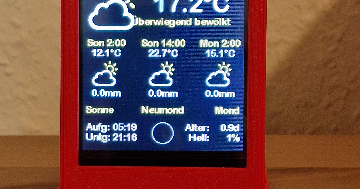 Weather station by bert hold download free stl model printables