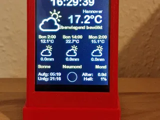 Overview  ESP8266 WiFi Weather Station with Color TFT Display