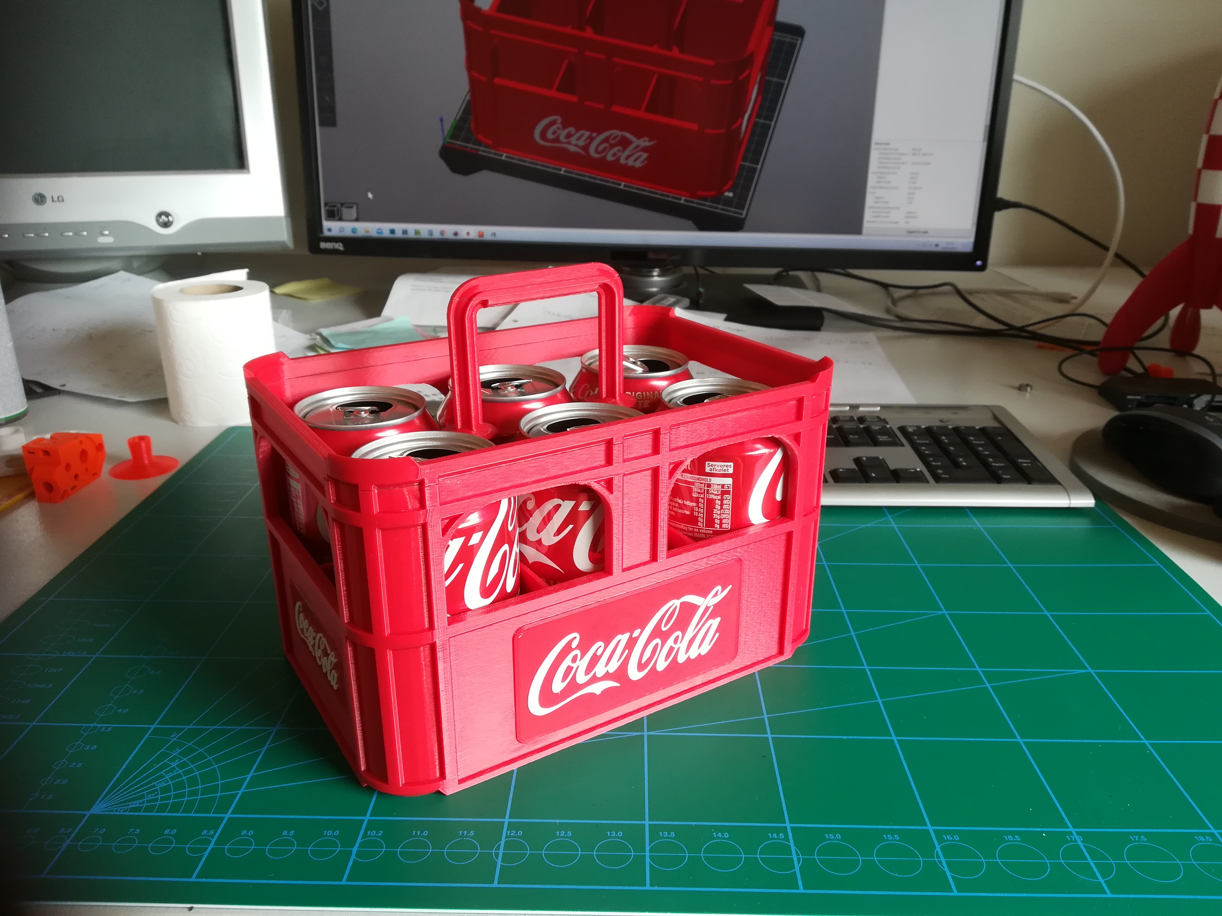 Six Pack - Coca-Cola - Print in place