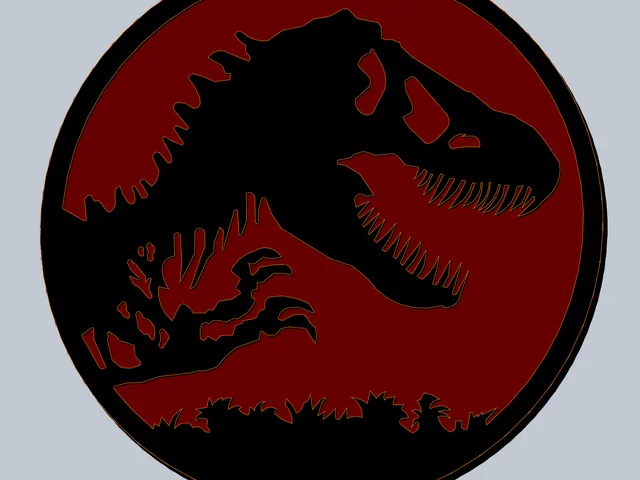 Jurassic Park Logo 2D Art