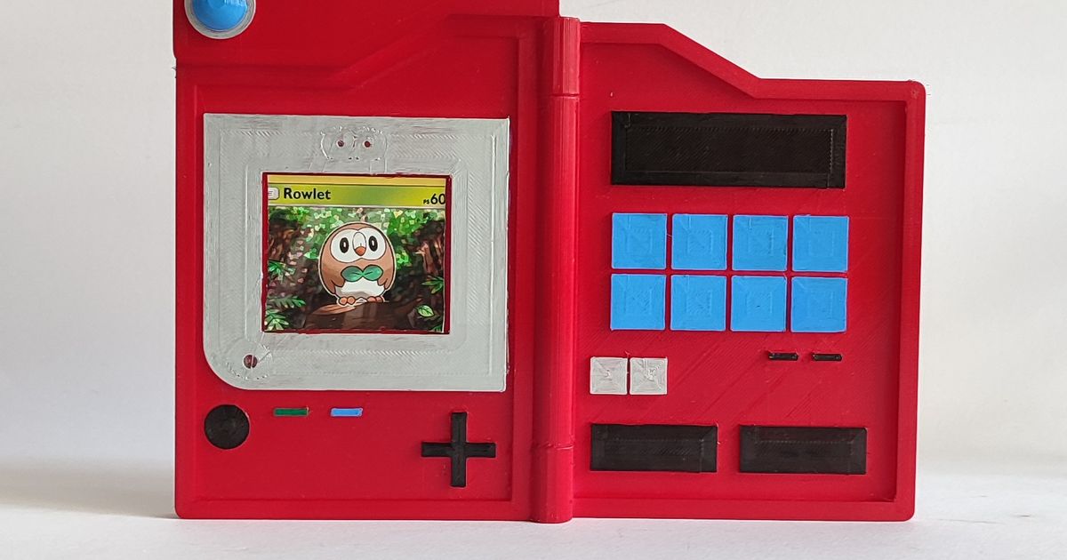 Pokedex By Shack3dprint Download Free Stl Model