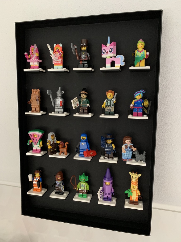 LEGO Minifigure Display Stand (Wall Mount) by Bas van der Ploeg